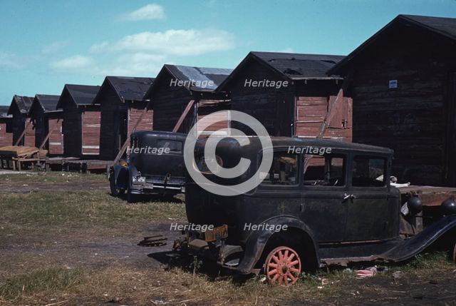 Shacks condemned by Board of Health..., Belle Glade, Fla., 1941. Creator: Marion Post Wolcott.