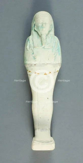 Shabti of Osiris, Egypt, Late Period, Dynasty 26-30 (664 BCE-343 BCE). Creator: Unknown.