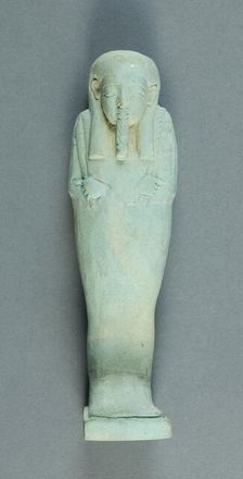 Shabti of Padipepet, Egypt, Late Period, Dynasty 26 (664-525 BCE). Creator: Unknown