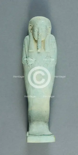 Shabti of Padipepet, Egypt, Late Period, Dynasty 26 (664-525 BCE). Creator: Unknown.