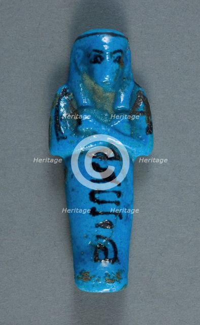 Shabti of Tchenetipet, Egypt, Third Intermediate Period, Dynasty 21 (1069 BCE-945 BCE). Creator: Unknown.