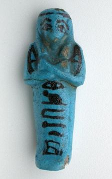 Shabti of Tchenetipet, Egypt, Third Intermediate Period, Dynasty 21 (1069 BCE-945 BCE). Creator: Unknown