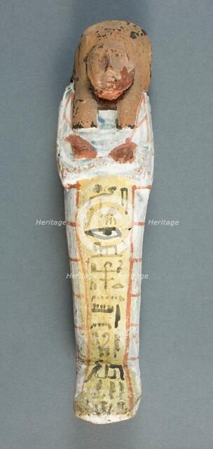 Shabti of the Singer of Amun Inhai, Egypt, New Kingdom, Dynasty 20 (about 1186-1069 BCE). Creator: Unknown.