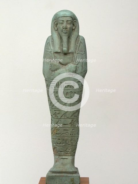 Shabti of Wahibreemakhet, Egypt, Late Period, Dynasty 26 (664-525 BCE). Creator: Unknown.