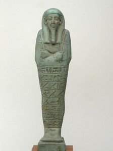 Shabti of Wahibreemakhet, Egypt, Late Period, Dynasty 26 (664-525 BCE). Creator: Unknown