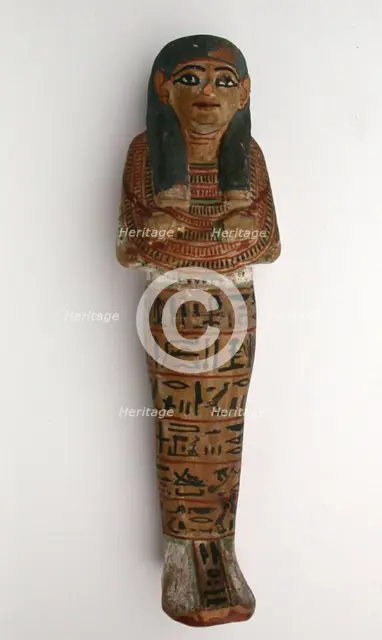 Shabti (Funerary Figurine) of Mayet, Egypt, Dynasty 19 (about 1295-1186 BCE). Creator: Unknown.