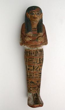 Shabti (Funerary Figurine) of Mayet, Egypt, Dynasty 19 (about 1295-1186 BCE). Creator: Unknown