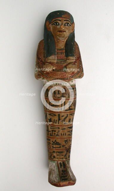 Shabti (Funerary Figurine) of Mayet, Egypt, Dynasty 19 (about 1295-1186 BCE). Creator: Unknown.