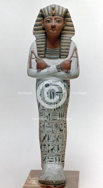 'Shabti figure of Ramesses IV', Egyptian, 20th Dynasty. Artist: Unknown