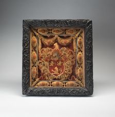 Shadow Box with Coat of Arms, England, Late 17th to early 18th century. Creator: Unknown