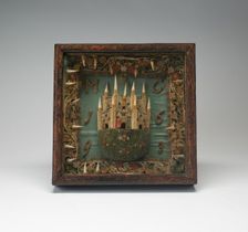 Shadow Box: Castle, Spain, 1693. Creator: Unknown