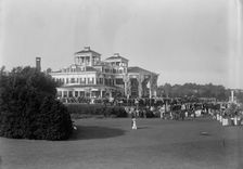 Shadow Lawn, Nj. - Summer White House, Notification Ceremonies, Crowd On Lawn, 1916. Creator: Harris & Ewing