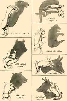 Shadow Pictures and Silhouettes 1883. Creator: Unknown