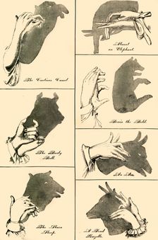 Shadow Pictures and Silhouettes 1883. Creator: Unknown