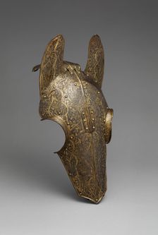 Shaffron (Horse's Head Defense), French, ca. 1600. Creator: Unknown