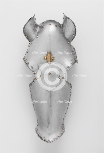 Shaffron (Horse's Head Defense), German, Augsburg, ca. 1570-80. Creator: Unknown.