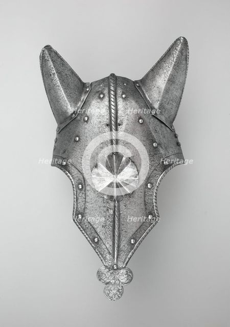 Shaffron, Italy, 19th century in Italian style of c. 1560. Creator: Unknown.