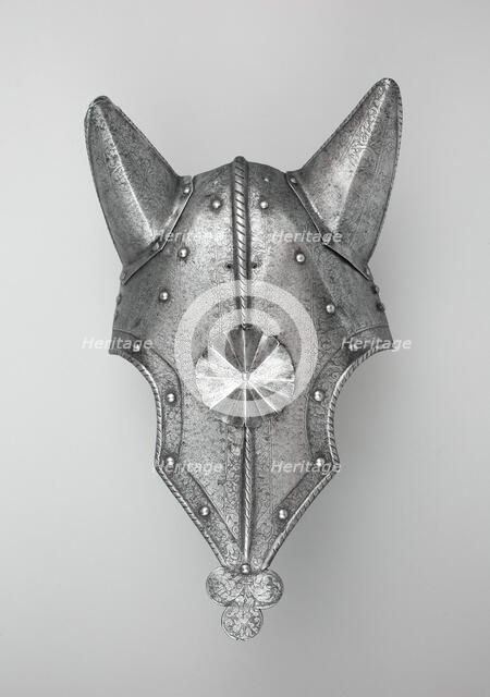 Shaffron, Italy, 19th century in Italian style of c. 1560. Creator: Unknown.