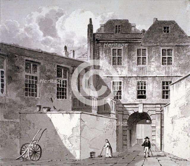 Shaftesbury House, Aldersgate Street, London, 1811. Artist: George Shepherd