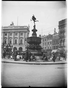 Shaftesbury Memorial Fountain, Piccadilly Circus, City of Westminster, London, 1895-1905. Creator: Charles William Prickett