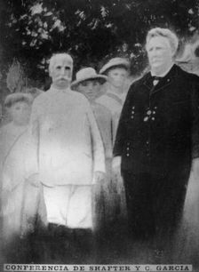 Shafter and Garcia's conference, (1898), 1920s