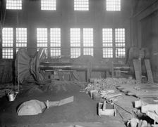 Shafting for new Detroit & Cleveland Navigation Co. steamer, (1907?). Creator: Unknown