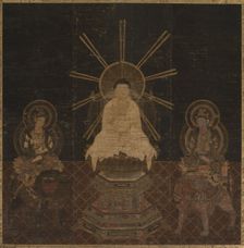 Shaka attended by Fugen and Monju, 1185-1333. Creator: Unknown