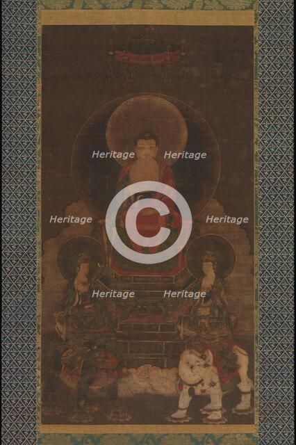 Shaka (Shakyamuni) Triad, 13th century. Creator: Unknown.