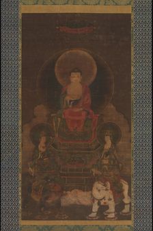 Shaka (Shakyamuni) Triad, 13th century. Creator: Unknown