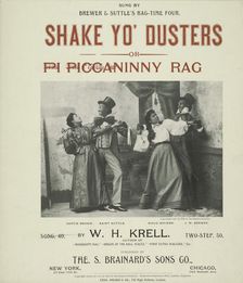 Shake yo dusters, or, Pi Piccaninny rag 1898. Creator: Unknown
