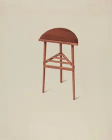 Shaker Music Rack, c. 1936. Creator: Alfred H. Smith