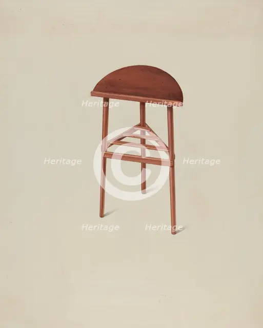 Shaker Music Rack, c. 1936. Creator: Alfred H. Smith.