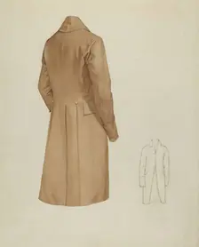 Shaker Man's Coat, c. 1936. Creator: Joseph Goldberg