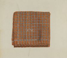 Shaker Man's Handkerchief, c. 1936. Creator: George Constantine;Constantine, George