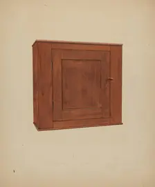 Shaker Medicine Chest, c. 1937. Creator: William Paul Childers