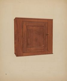 Shaker Medicine Chest, c. 1937. Creator: William Paul Childers