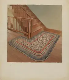 Shaker Newel Post, c. 1937. Creator: Alfred H. Smith
