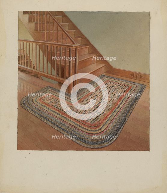 Shaker Newel Post, c. 1937. Creator: Alfred H. Smith.