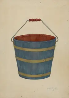 Shaker Bucket, 1941. Creator: George V. Vezolles