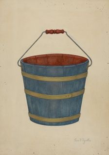 Shaker Bucket, 1941. Creator: George V. Vezolles
