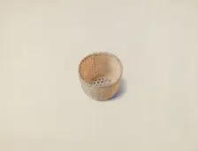 Shaker Basket, 1935/1942. Creator: Alfred H. Smith