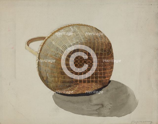 Shaker Basket, 1935/1942. Creator: Kapousouz.