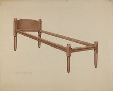 Shaker Bed, 1935/1942. Creator: Elbert S. Mowery