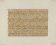 Shaker Bedspread, 1935/1942. Creator: George Constantine