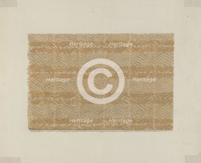 Shaker Bedspread, 1935/1942. Creator: George Constantine.