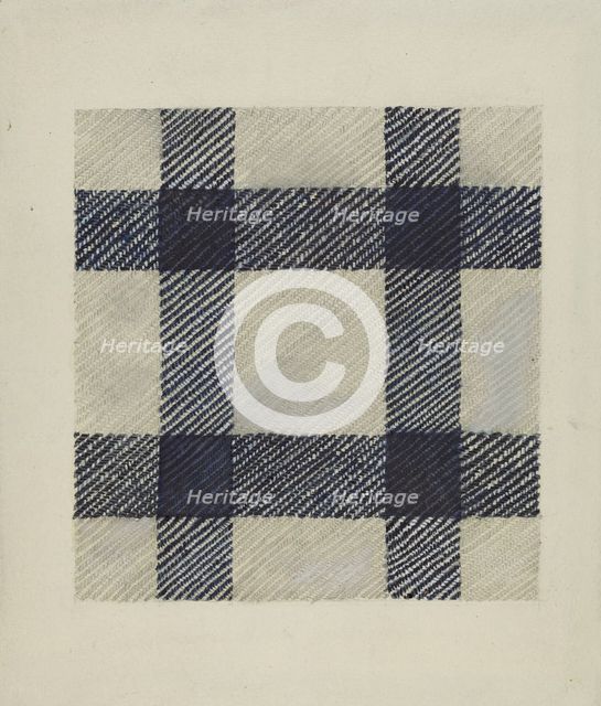 Shaker Bedspread, 1935/1942. Creator: George Constantine;Constantine, George.