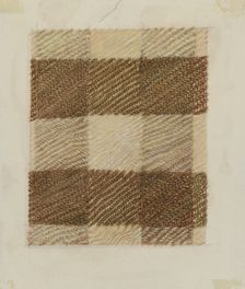 Shaker Bedspread, 1935/1942. Creator: Lucille Chabot
