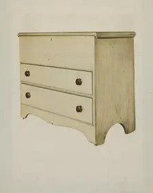 Shaker Blanket Chest, 1935/1942. Creator: John Davis