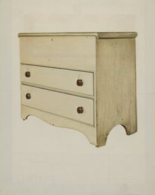 Shaker Blanket Chest, 1935/1942. Creator: John Davis