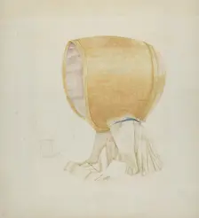 Shaker Bonnet, c. 1936. Creator: Frances Cohen